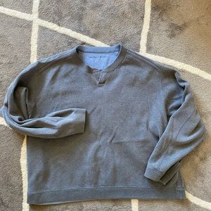 Tommy Bahama men’s reversible pullover sweater blue gray L -XL